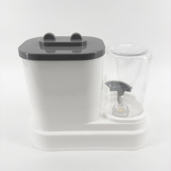 Small Cat Feeding Station with Food & Water Dispenser - Easy Clean Pet Feeder - Picture 4 of 8